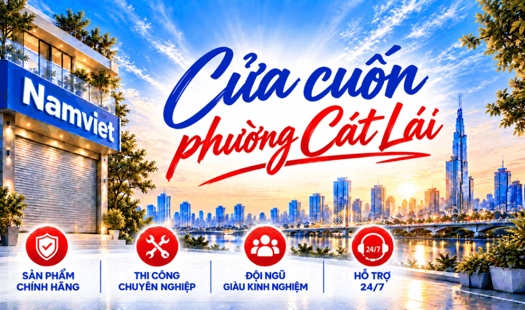 Cửa cuốn phường Cát Lái - Cửa Cuốn Nam Việt