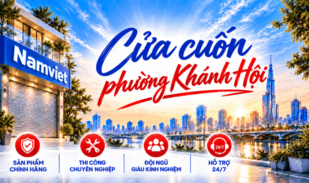 Cửa cuốn phường Khánh Hội - Cửa Cuốn Nam Việt