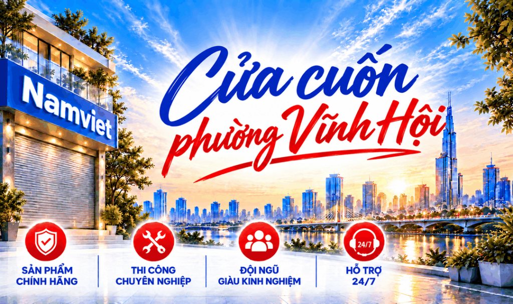Cửa cuốn phường Vĩnh Hội - Cửa Cuốn Nam Việt