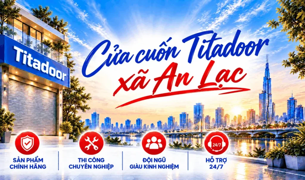 Cửa cuốn Titadoor phường An Lạc