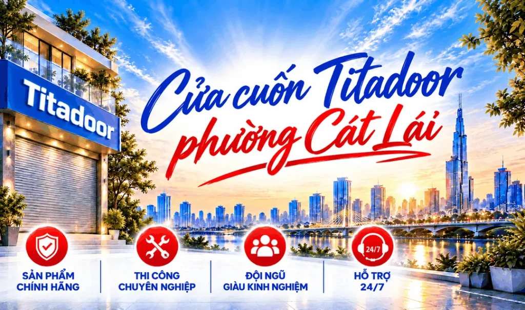 Cửa cuốn Titadoor phường Cát Lái