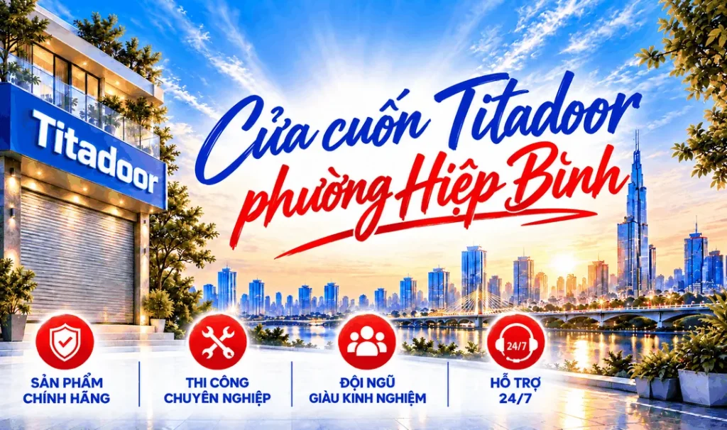 Cửa cuốn Titadoor phường Hiệp Bình