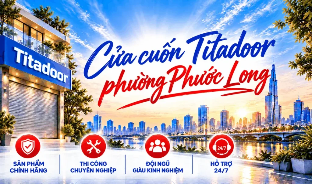 Cửa cuốn Titadoor phường Phước Long