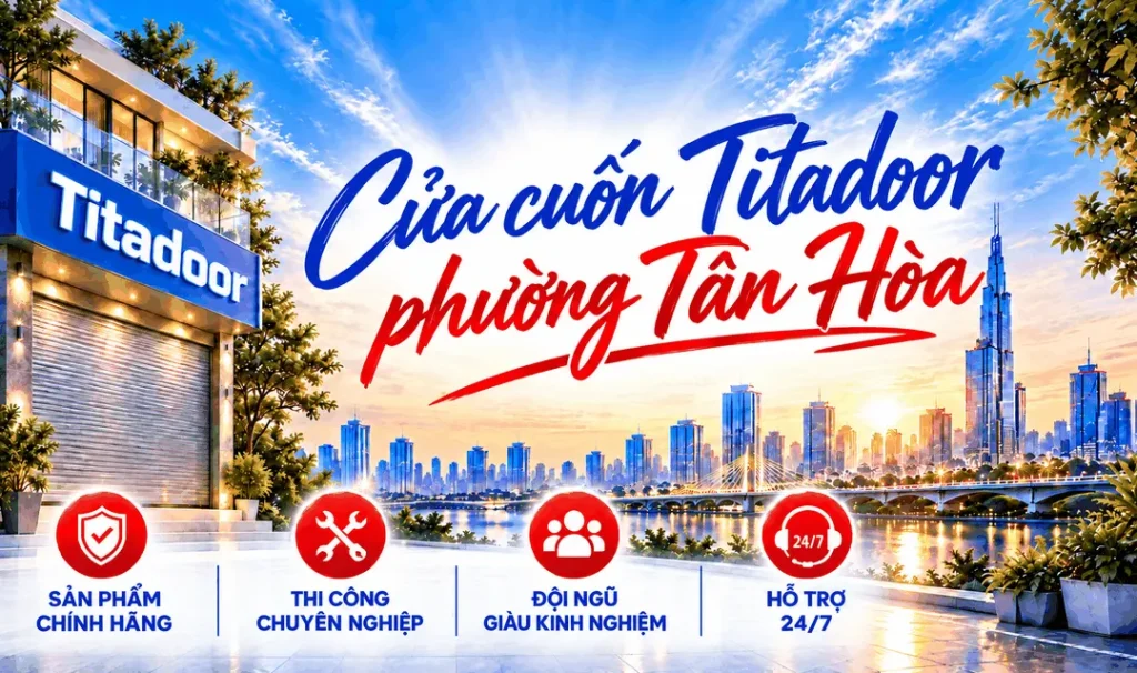 Cửa cuốn Titadoor phường Tân Hòa