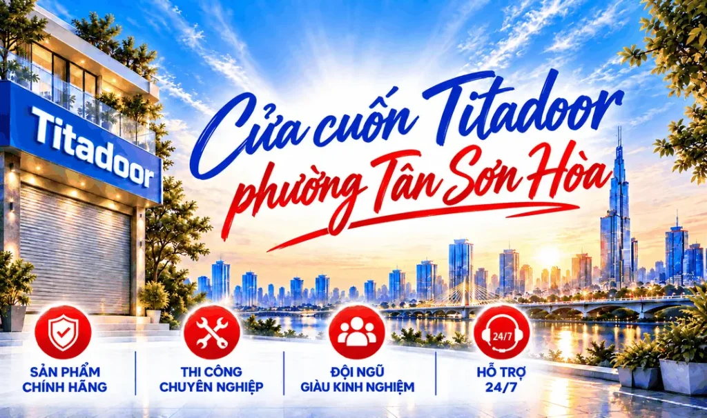 Cửa cuốn Titadoor phường Tân Sơn Hòa