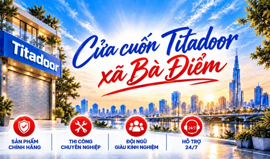 Cửa cuốn Titadoor xã Bà Điểm