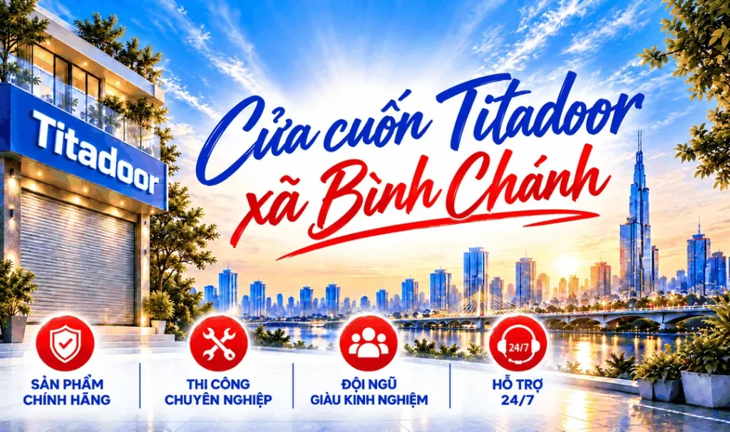 Cửa cuốn Titadoor xã Bình Chánh