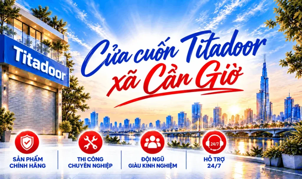 Cửa cuốn Titadoor xã Cần Giờ