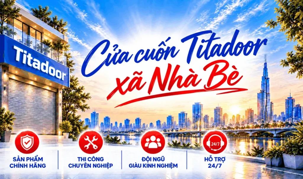 Cửa cuốn Titadoor xã Nhà Bè