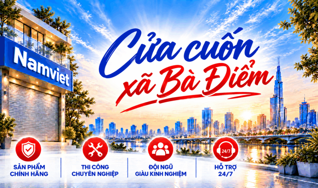 Cửa cuốn xã Bà Điểm - Cửa Cuốn Nam Việt