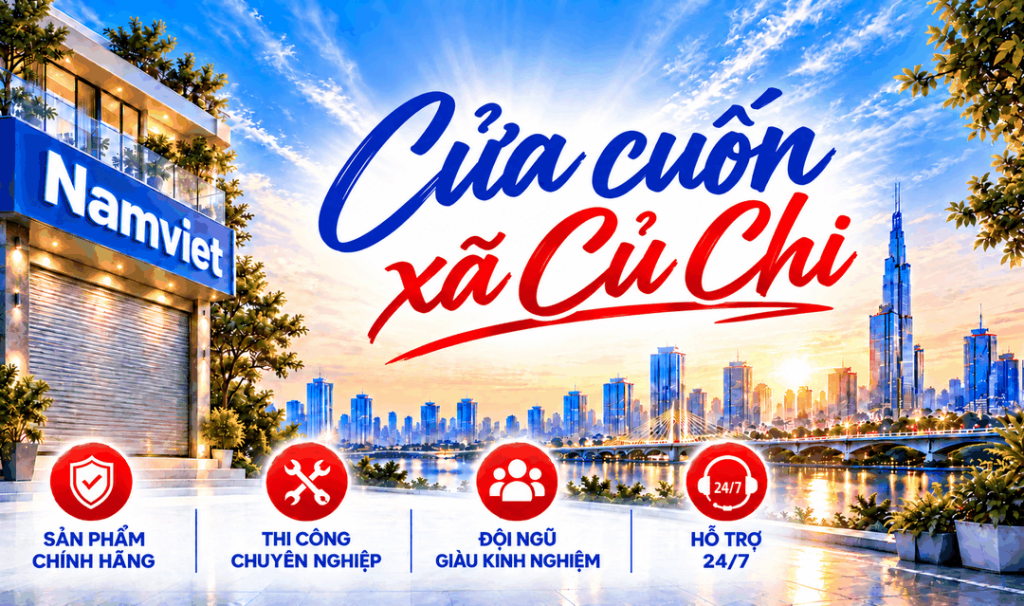 Cửa cuốn xã Củ Chi - Cửa Cuốn Nam Việt