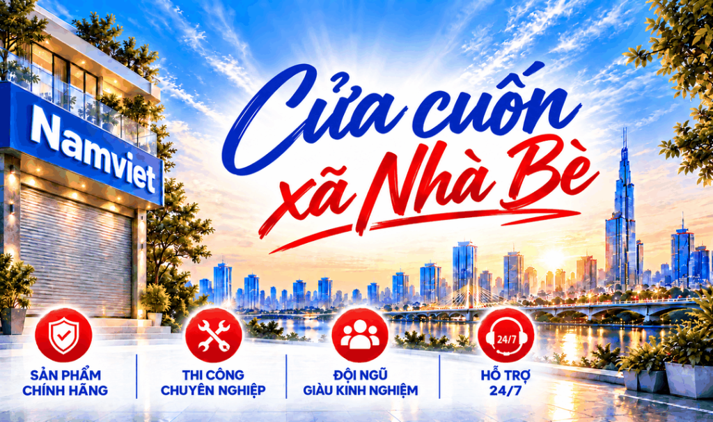 Cửa cuốn phường Nhà Bè - Cửa Cuốn Nam Việt