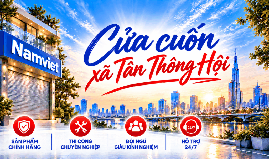 Cửa cuốn xã Tân Thông Hội - Cửa Cuốn Nam Việt