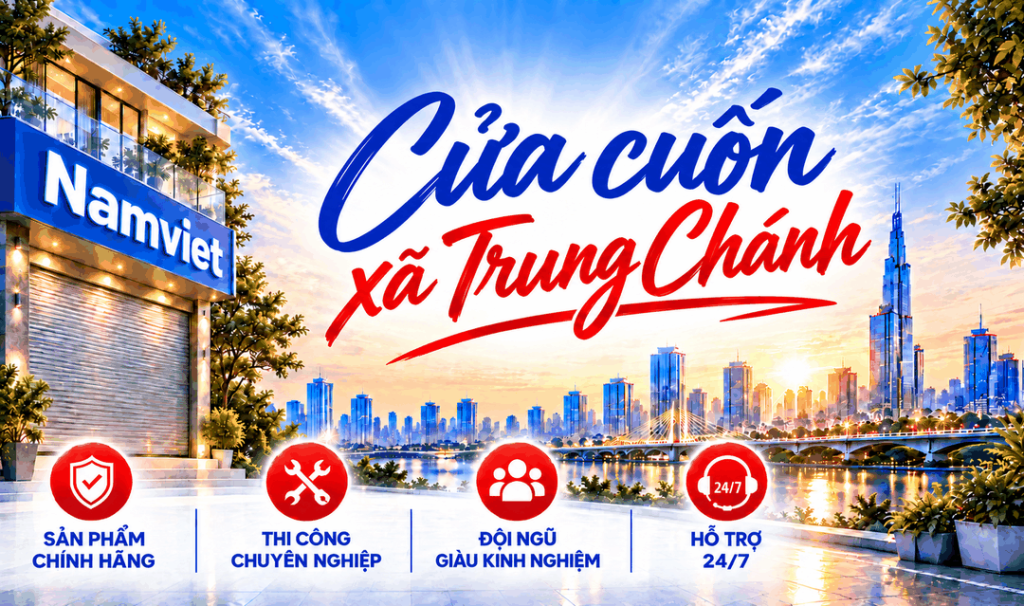 Cửa cuốn xã Trung Chánh - Cửa Cuốn Nam Việt