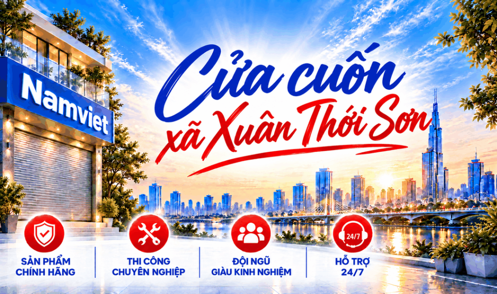 Cửa cuốn xã Xuân Thới Sơn - Cửa Cuốn Nam Việt
