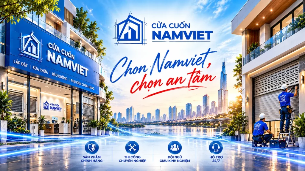 Cửa cuốn Namviet – Chọn Namviet, chọn an tâm