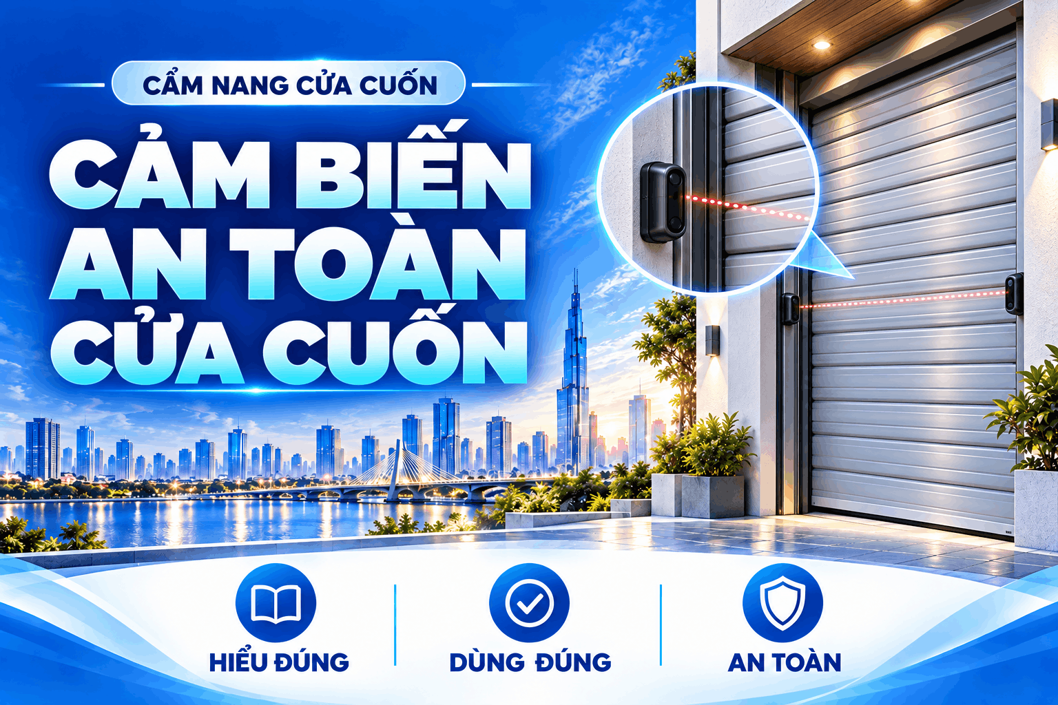 cảm biến an toàn cửa cuốn