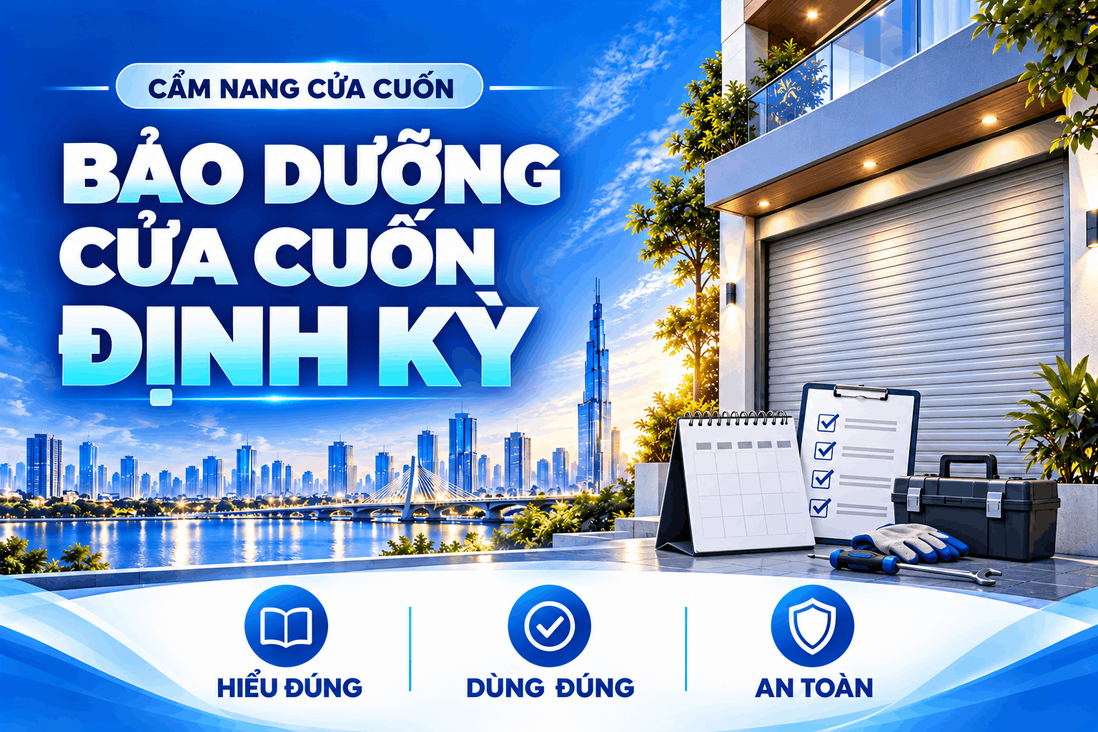 bảo dưỡng cửa cuốn định kỳ