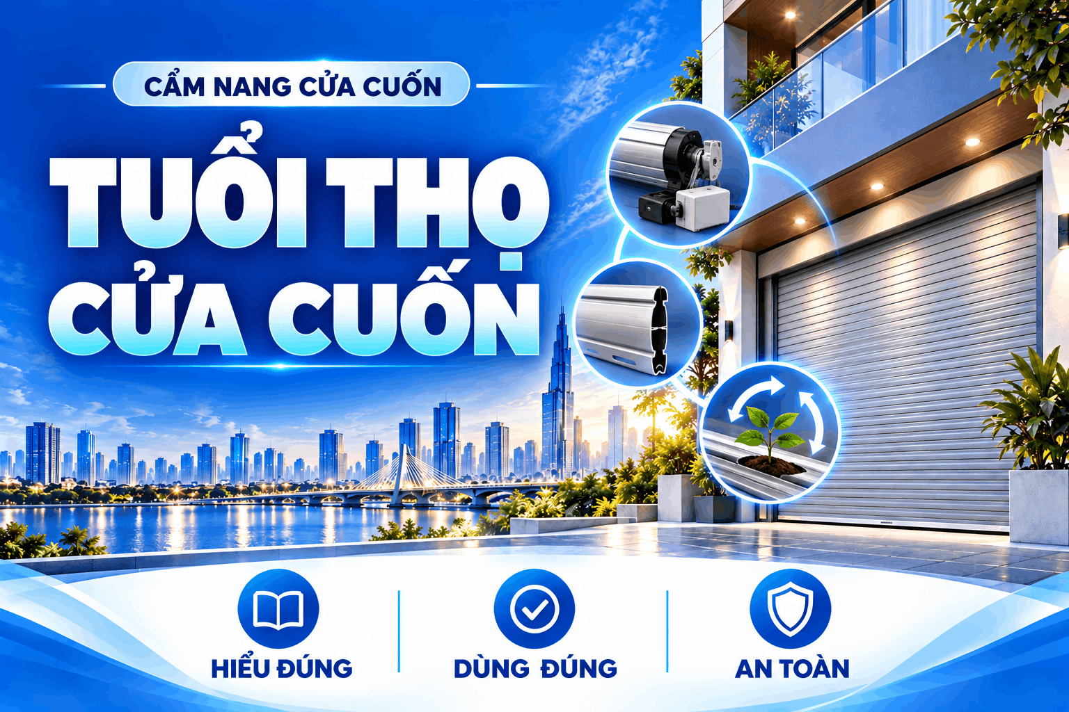 tuổi thọ cửa cuốn