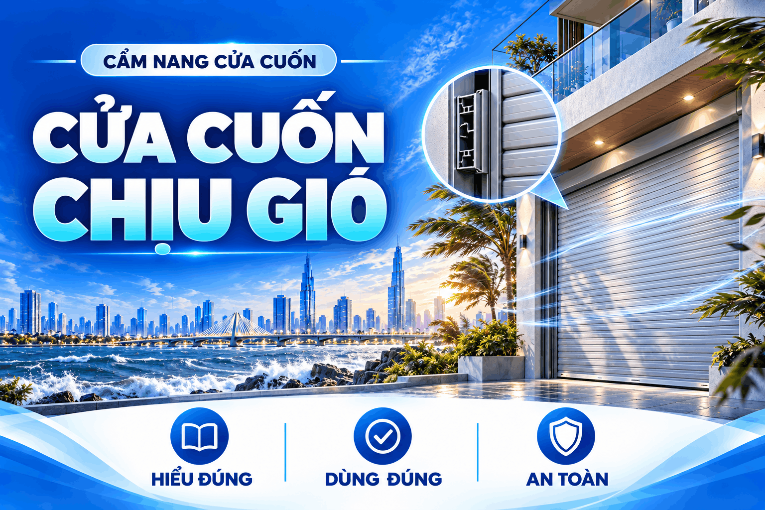 cửa cuốn chịu gió