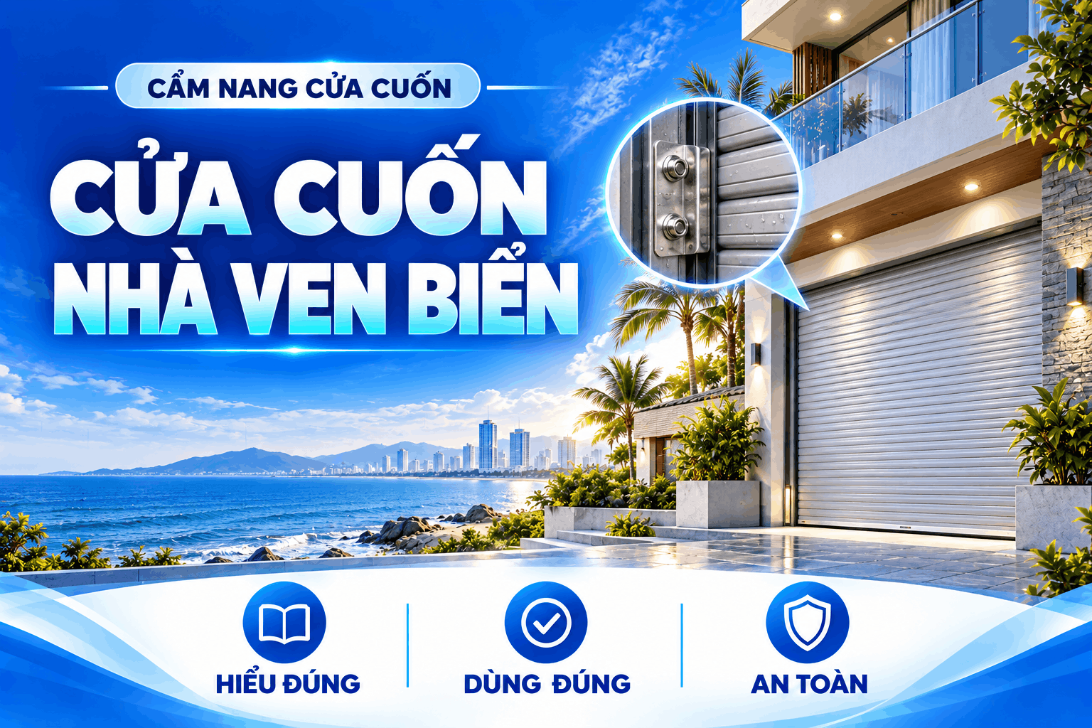 cửa cuốn nhà ven biển