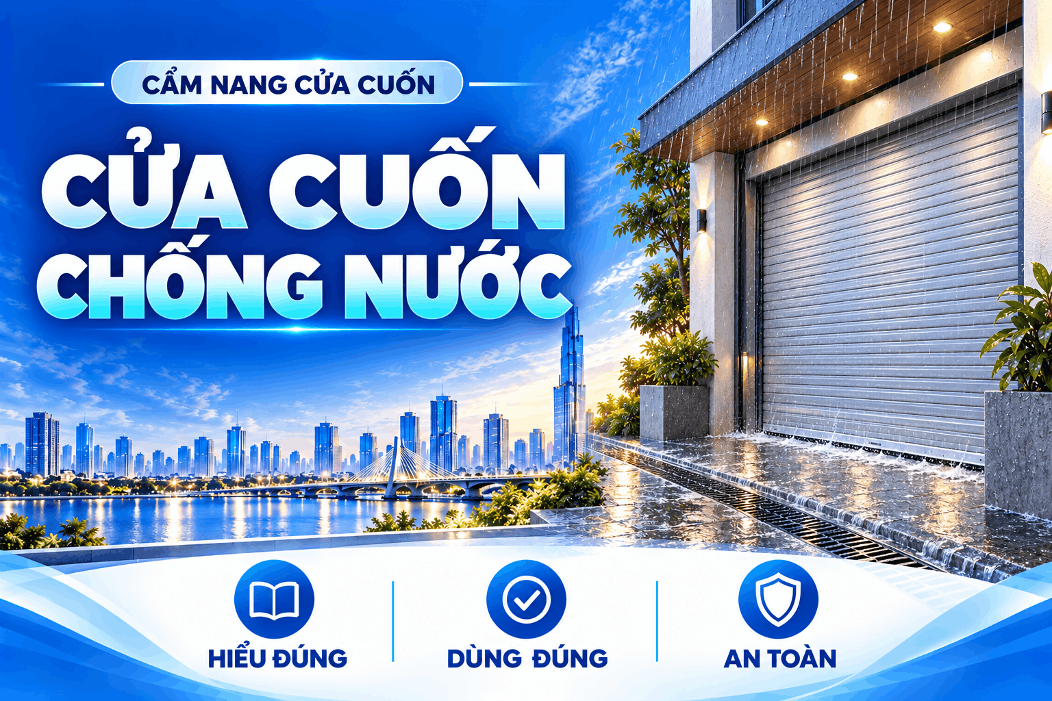 cửa cuốn chống nước