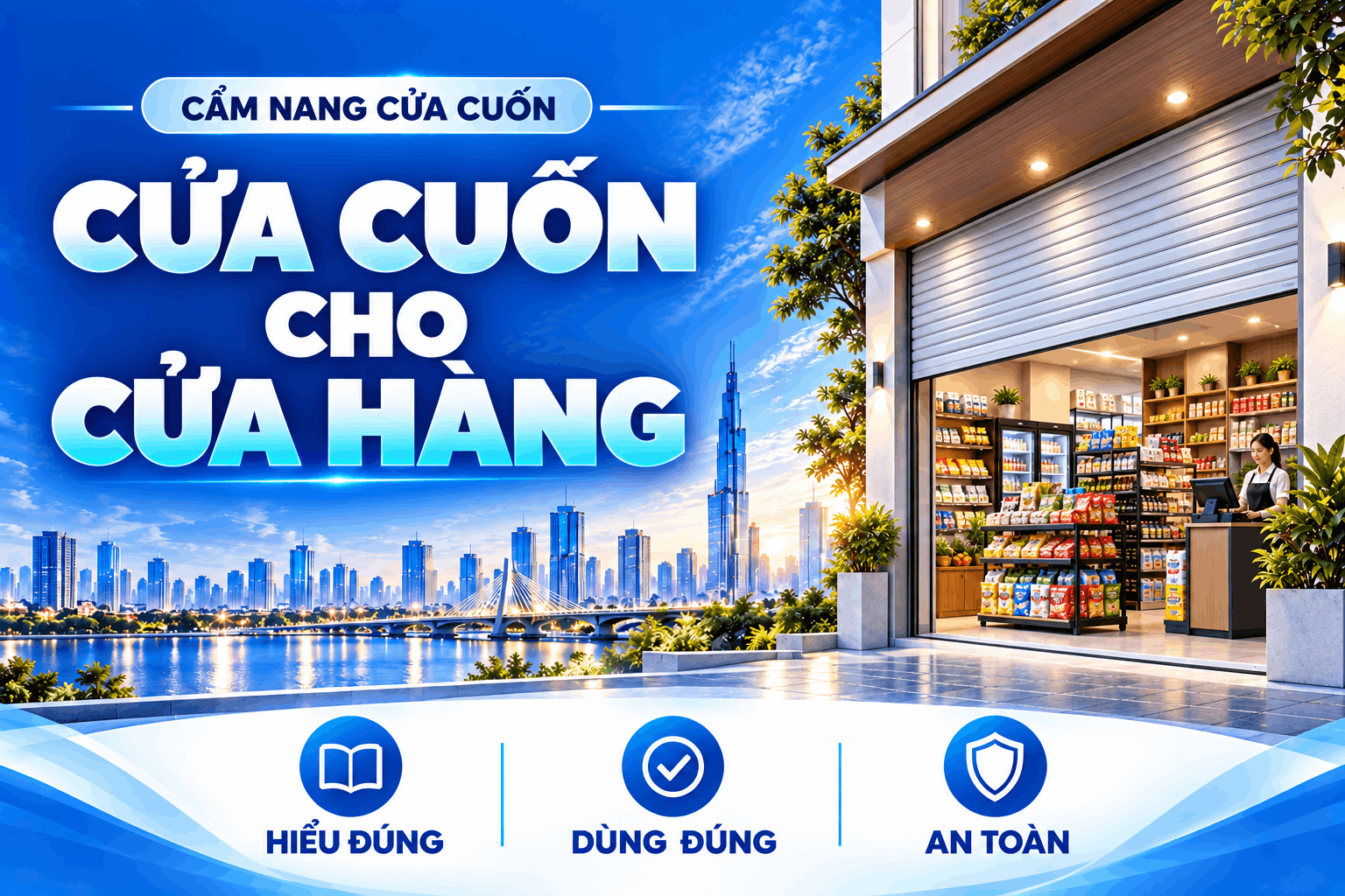 cửa cuốn cho cửa hàng