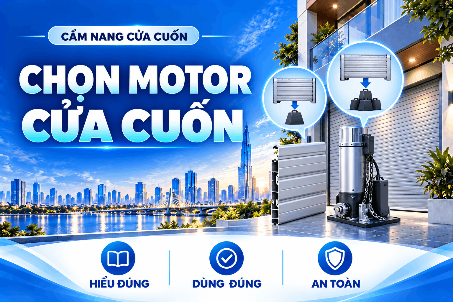 chọn motor cửa cuốn