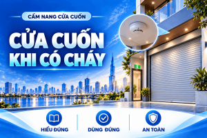 Cửa cuốn khi có cháy: 3 điều về phản ứng khi cháy | Namviet