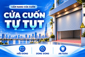 Cửa cuốn tự tụt: 3 việc khi cửa tự tụt | Namviet