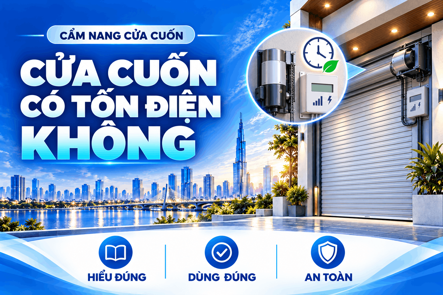 cửa cuốn có tốn điện không