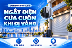 Ngắt điện cửa cuốn khi đi vắng: 3 điều trước khi ngắt điện | Namviet