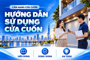 Hướng dẫn sử dụng cửa cuốn: 10 câu hỏi lúc nhận nhà | Namviet