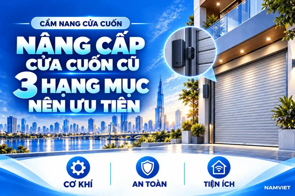 NÂNG CẤP CỬA CUỐN CŨ – 3 HẠNG MỤC – NÊN ƯU TIÊN
