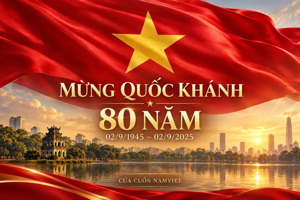 Namviet chào mừng 80 năm Quốc khánh 1945–2025