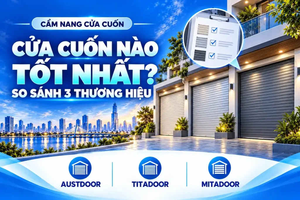 CỬA CUỐN NÀO – TỐT NHẤT? – SO SÁNH 3 THƯƠNG HIỆU