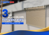 3 mẹo sử dụng cửa cuốn tiết kiệm điện, không phải ai cũng biết
