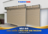 Báo giá cửa cuốn Austdoor khe thoáng chính hãng 2021 TPHCM