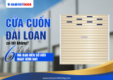 Cửa cuốn Đài Loan có tốt không? 6 lý do mà bạn nên sở hữu ngay hôm nay