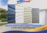 Bảng giá cửa cuốn Titadoor chi tiết theo từng phân khúc