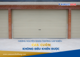 Nguyên nhân và cách xử lý tình trạng cửa cuốn không điều khiển được