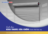 Cách tính kích thước cửa cuốn CHUẨN NHẤT hiện nay